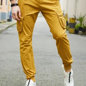 Cargo jaune fashion homme