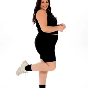 Cycliste côtelé galbant