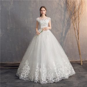 Robe de Mariée Princesse avec Diamants