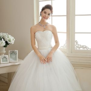 Robe de Mariée Princesse Perlée