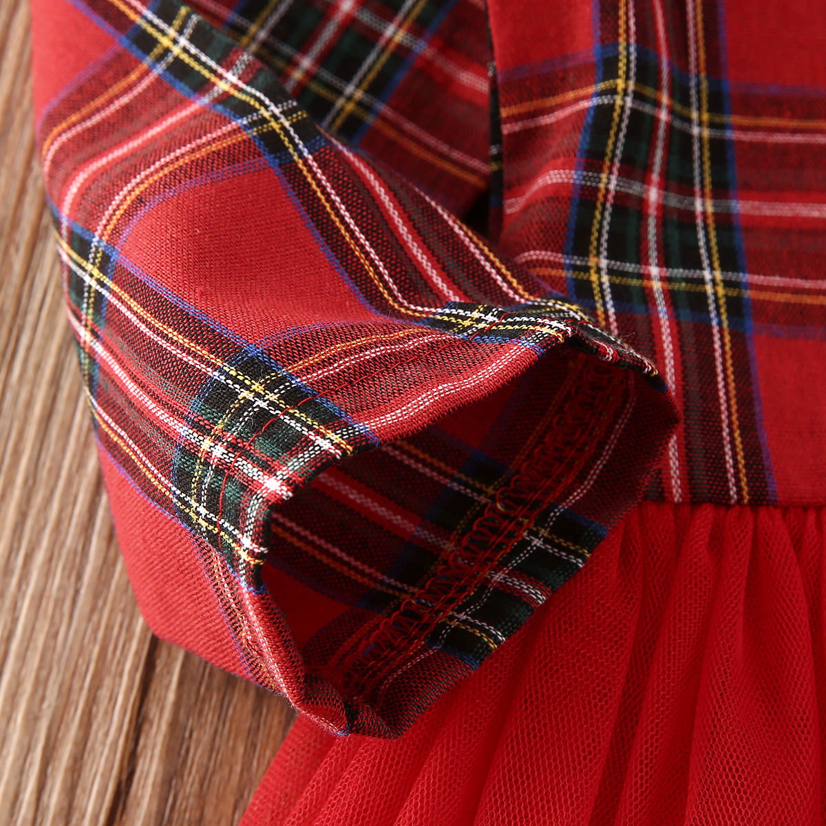 Robe de Noël pour bébé avec Serre Tête – Image 2