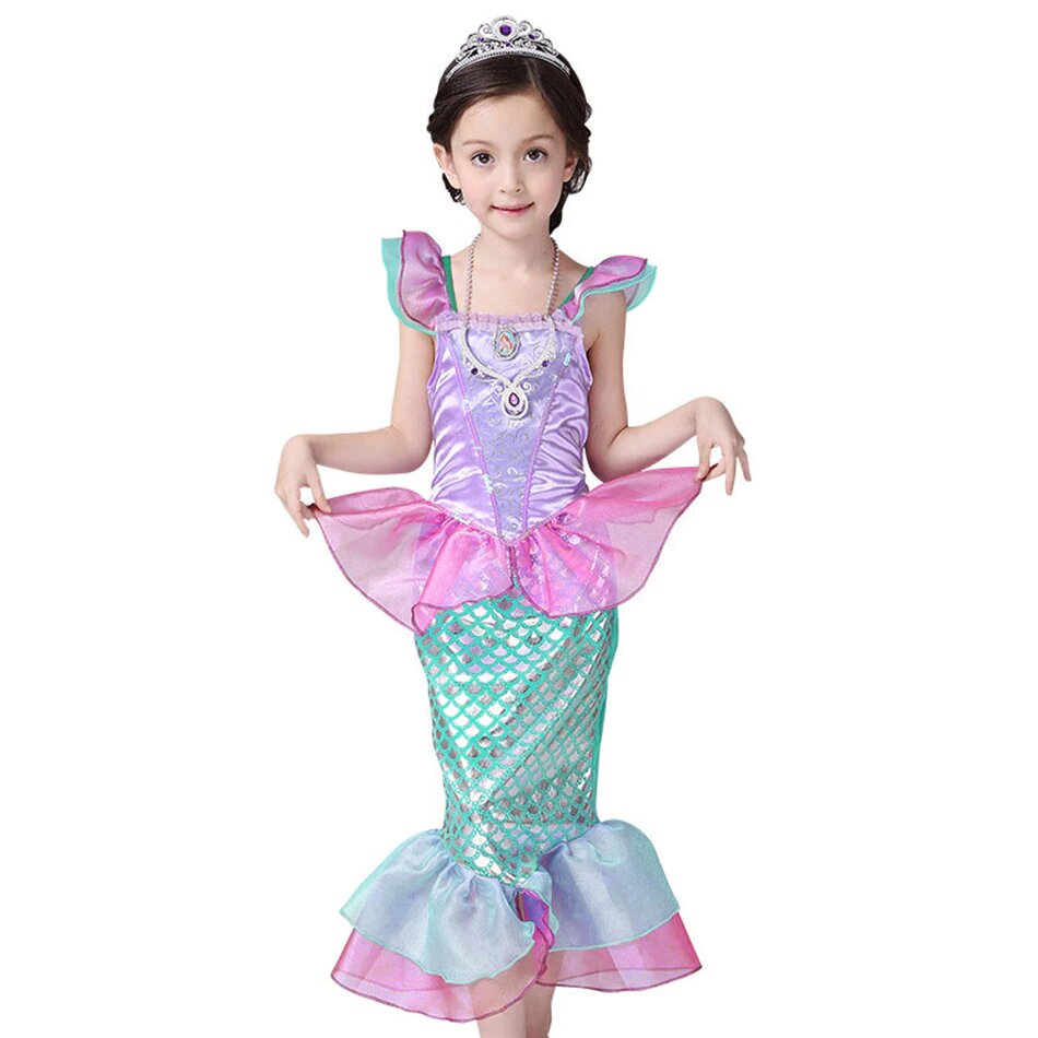 Robe de Princesse Ariel pour fille