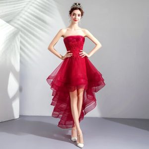 Robe de Soirée Princesse Courte à Dentelle