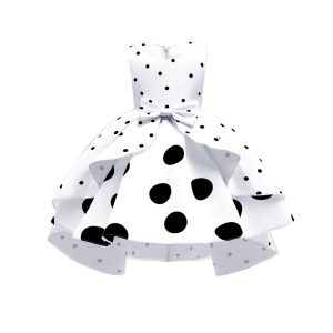 Robe Princesse à Poids Noir et Blanche