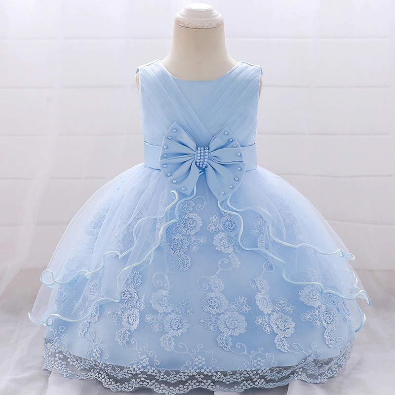 Robe Princesse Bébé Bleue