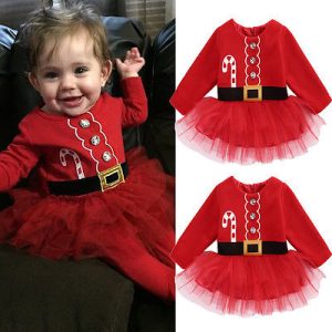 Robe Princesse Bébé de Noël à Tutu