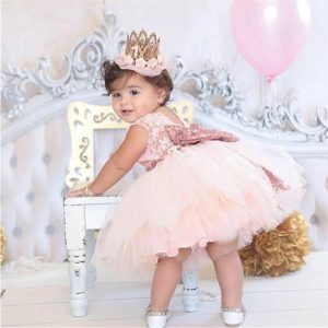 Robe Princesse Bébé pour Noël et Anniversaire