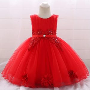 Robe Princesse Bébé Rouge