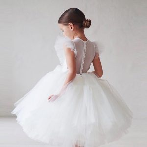 Robe Princesse Blanche Tutu en Tulle