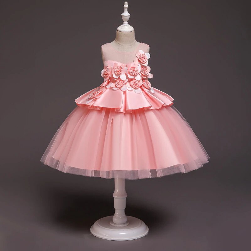Robe Princesse d’Été Rose – Image 2