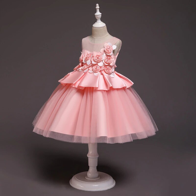 Robe Princesse d’Été Rose – Image 3
