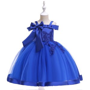 Robe Princesse Fille Bleue pour Cérémonie