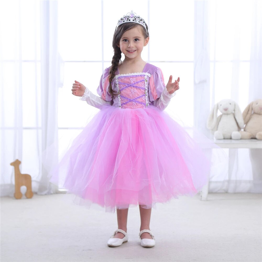 Robe Princesse Fille Raiponce – Image 2
