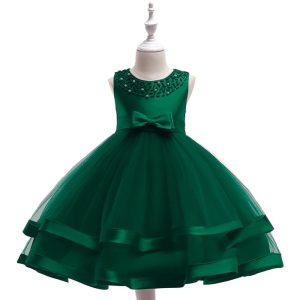 Robe Princesse pour Bébé Verte